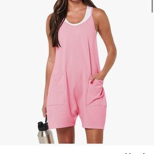 Pink Trendy Romper